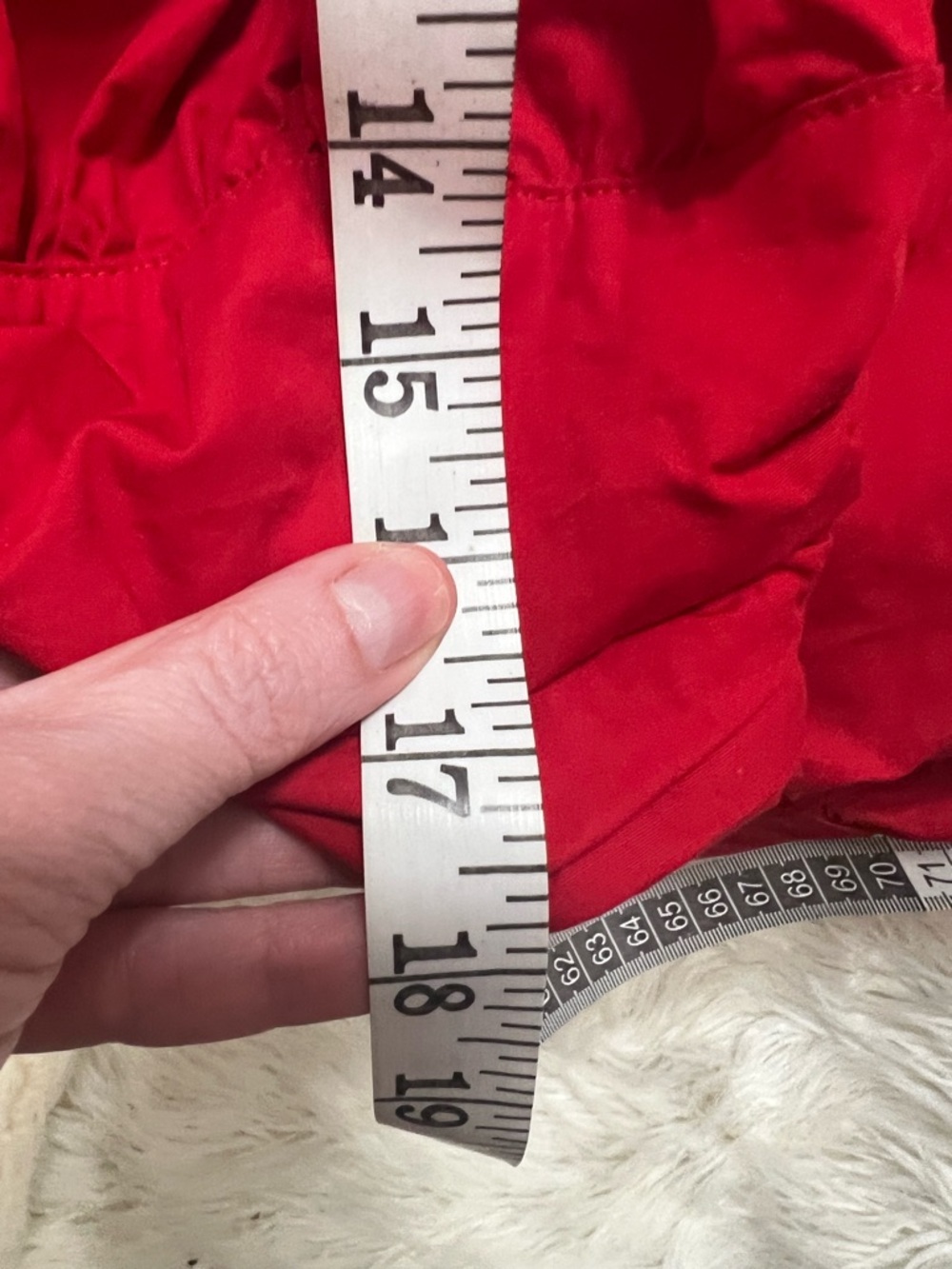 Anthropologie Maeve Poplin Bow-Front
Blouse Small Red - Picture 6 of 13